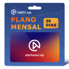 UniTVnet Cartão Físico | 30 Dias